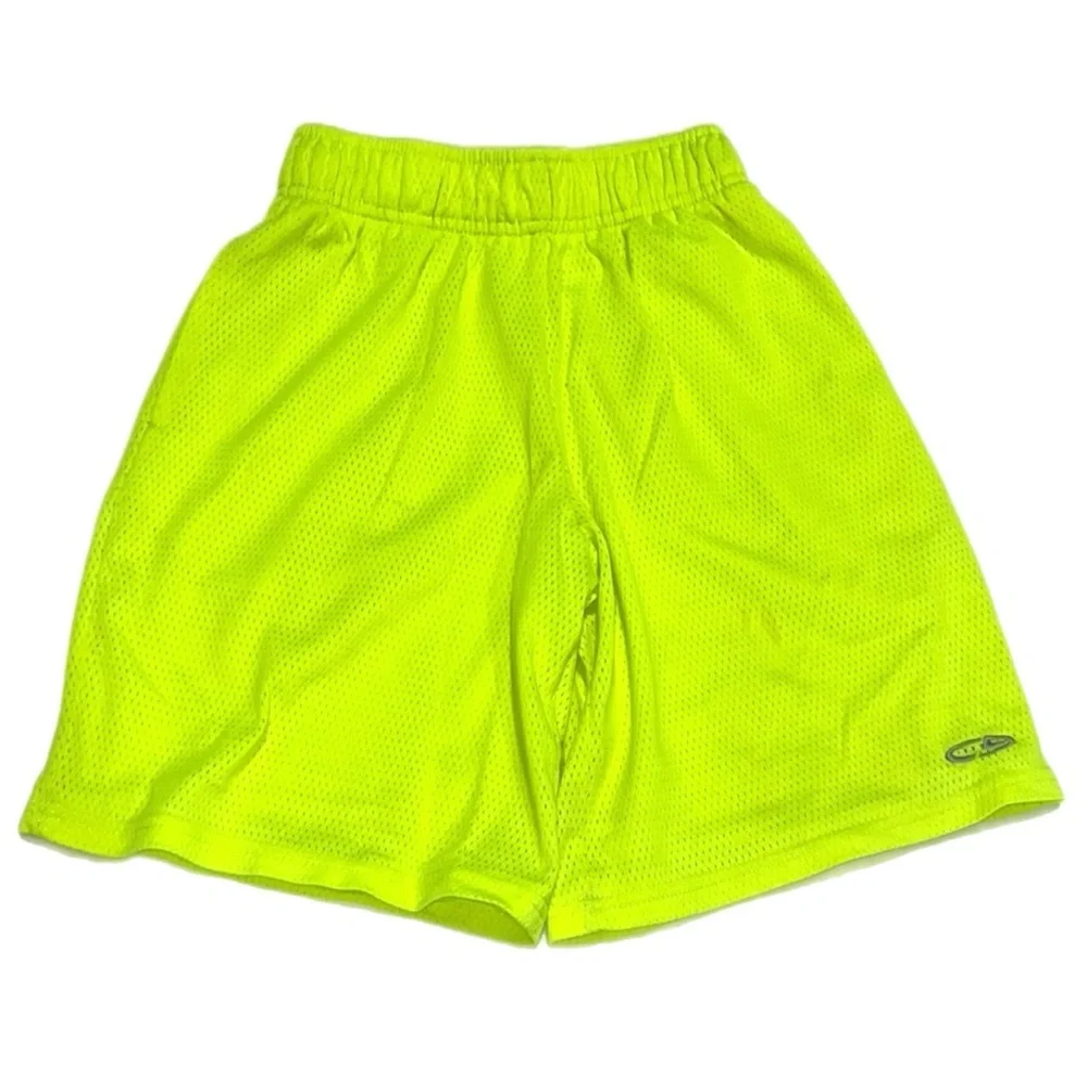 Boy’s Neon Yellow Athletic Shorts‎ Size 8/10 Med -  4210